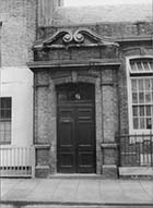 Hawley Square Holy Trinity Hall doorway  [c1965]